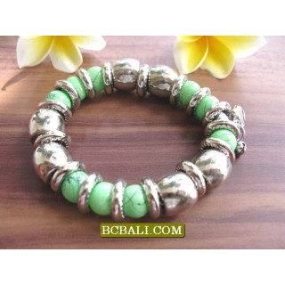 Beads Stone Bracelets Stretch Charms Package 